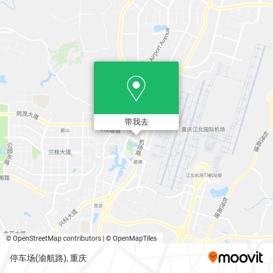 停车场(渝航路)地图