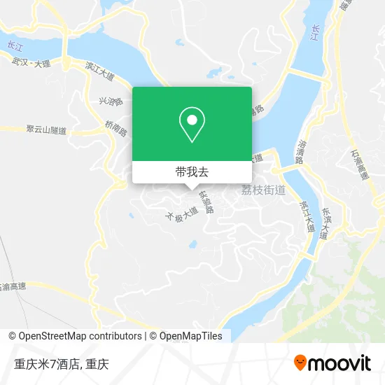 重庆米7酒店地图