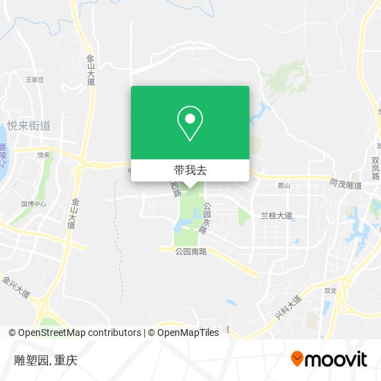 雕塑园地图