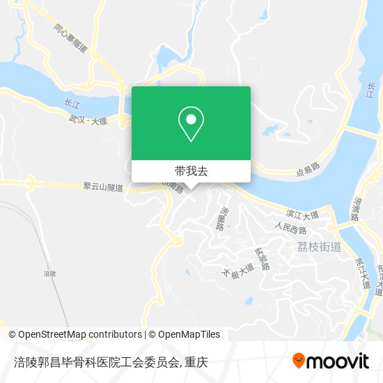 涪陵郭昌毕骨科医院工会委员会地图