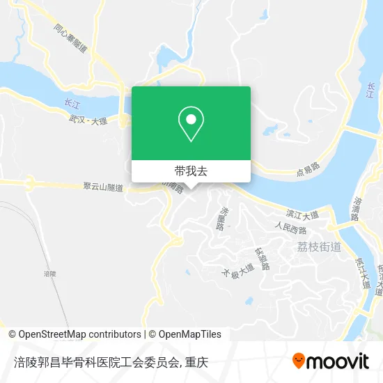 涪陵郭昌毕骨科医院工会委员会地图
