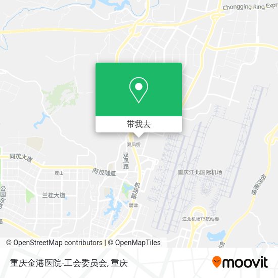 重庆金港医院-工会委员会地图