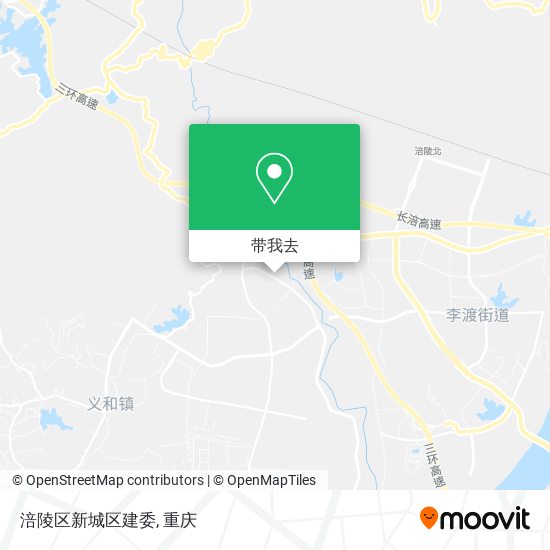 涪陵区新城区建委地图