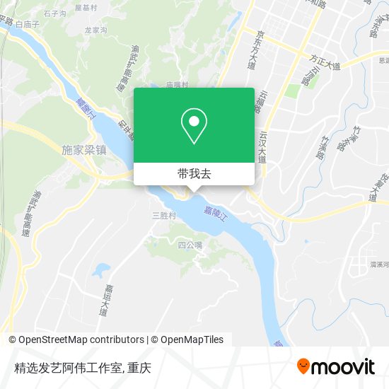 精选发艺阿伟工作室地图