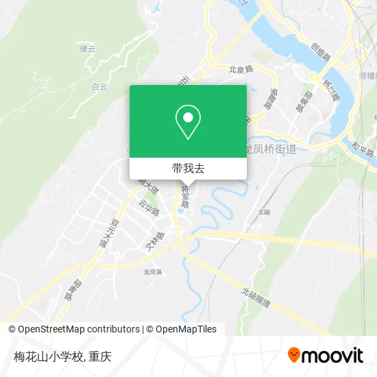 梅花山小学校地图