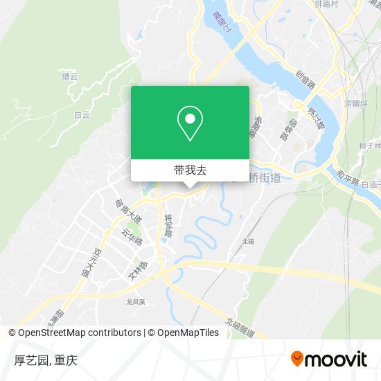 厚艺园地图