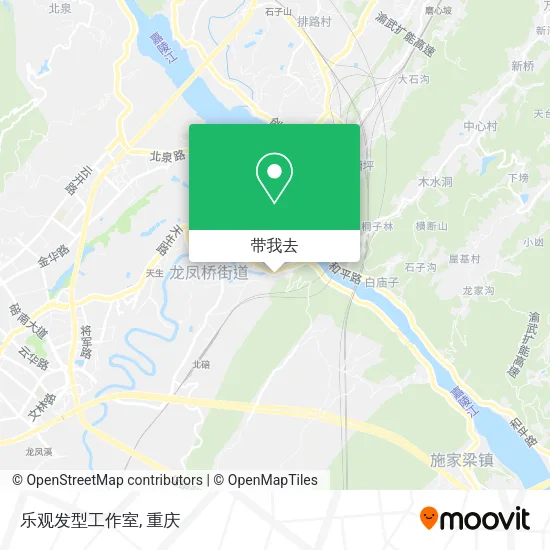 乐观发型工作室地图