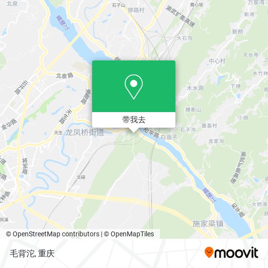 毛背沱地图