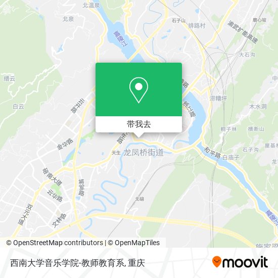 西南大学音乐学院-教师教育系地图