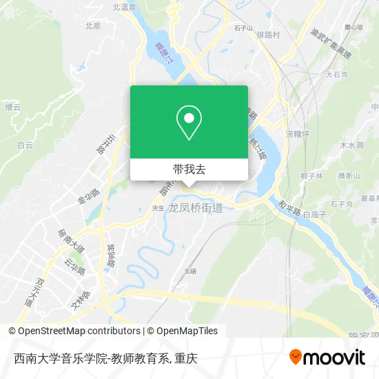 西南大学音乐学院-教师教育系地图