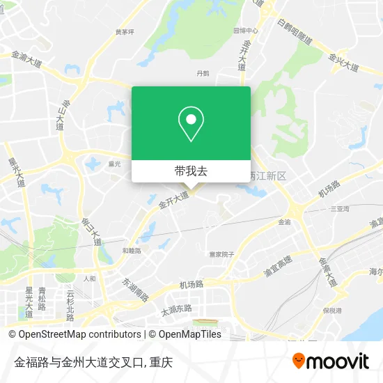 金福路与金州大道交叉口地图