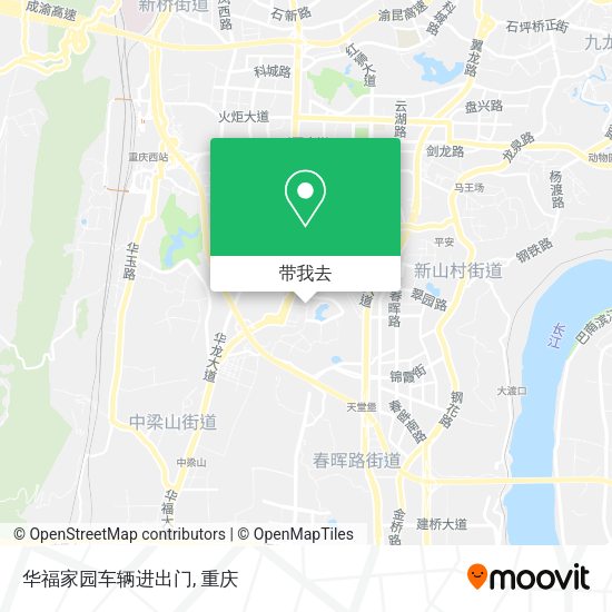 华福家园车辆进出门地图