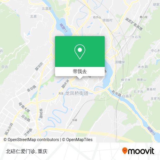 北碚仁爱门诊地图