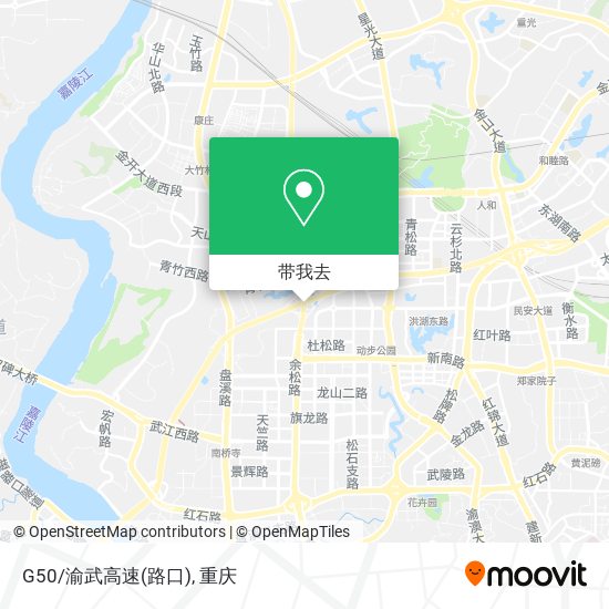 G50/渝武高速(路口)地图