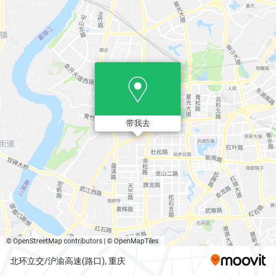 北环立交/沪渝高速(路口)地图
