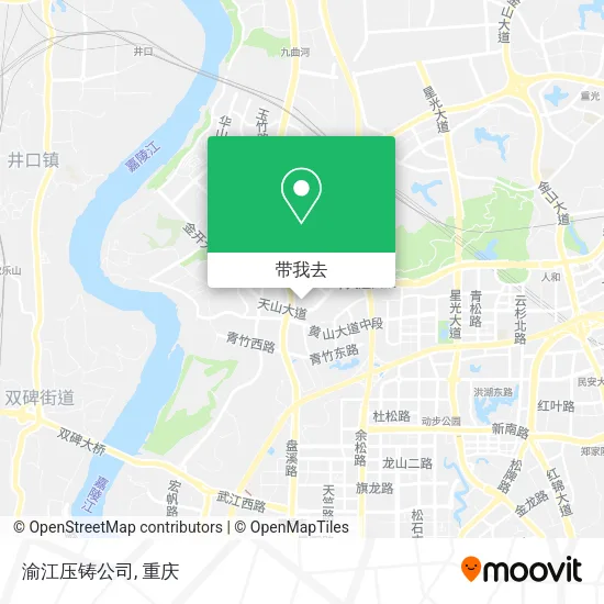 渝江压铸公司地图
