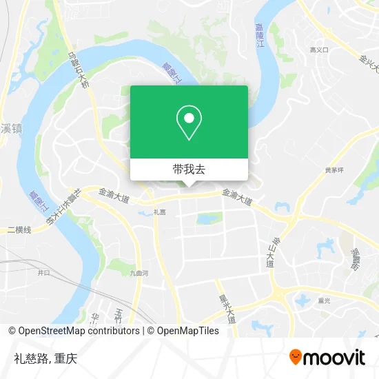 礼慈路地图