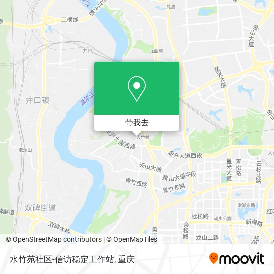 水竹苑社区-信访稳定工作站地图