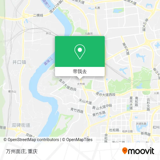 万州面庄地图