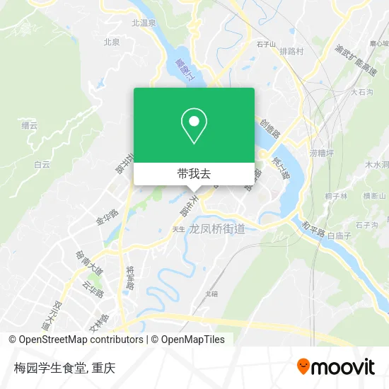 梅园学生食堂地图