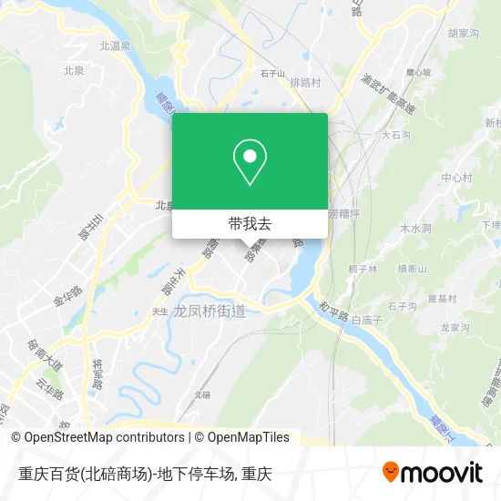 重庆百货(北碚商场)-地下停车场地图