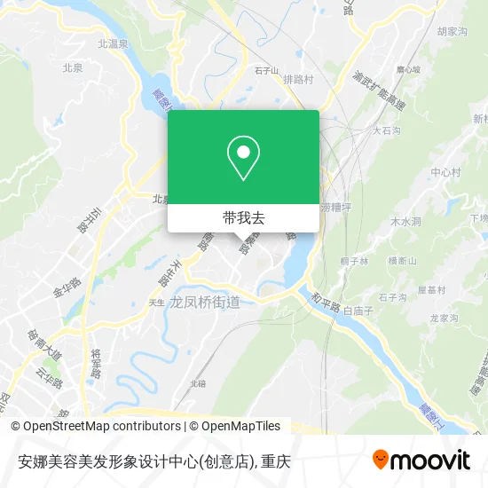 安娜美容美发形象设计中心(创意店)地图