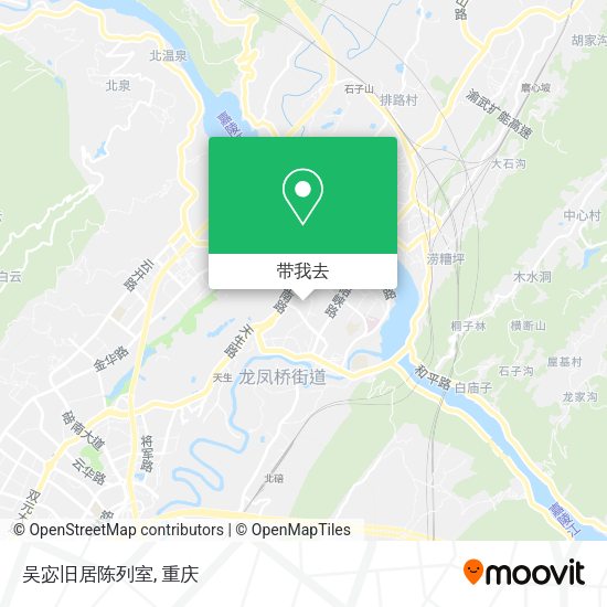 吴宓旧居陈列室地图
