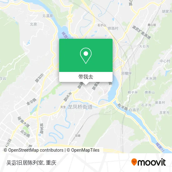 吴宓旧居陈列室地图