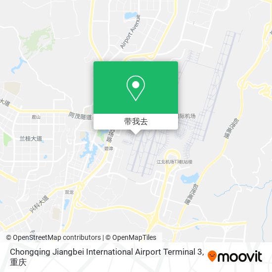 Chongqing Jiangbei International Airport Terminal 3地图