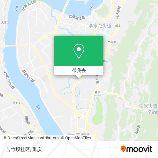 苦竹坝社区地图