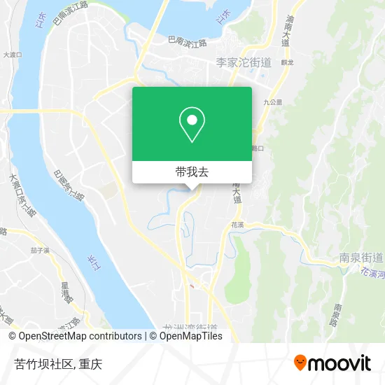 苦竹坝社区地图