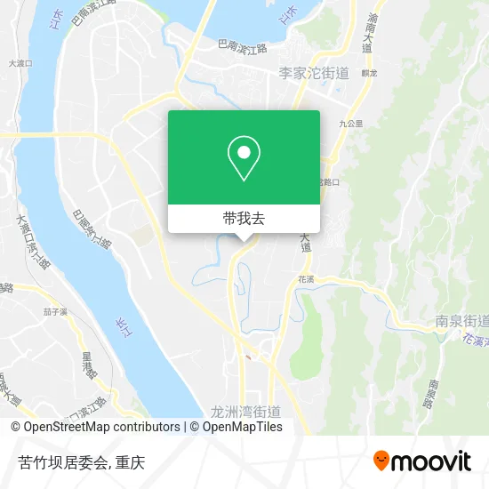 苦竹坝居委会地图