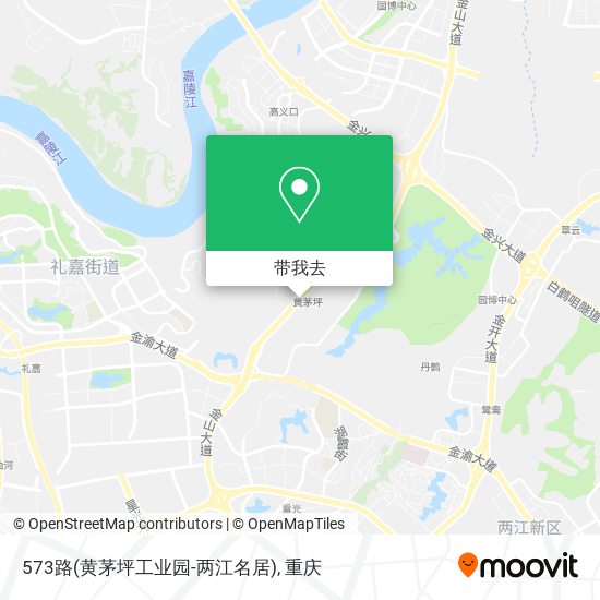573路(黄茅坪工业园-两江名居)地图