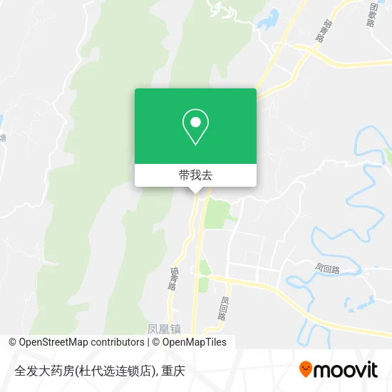 全发大药房(杜代选连锁店)地图