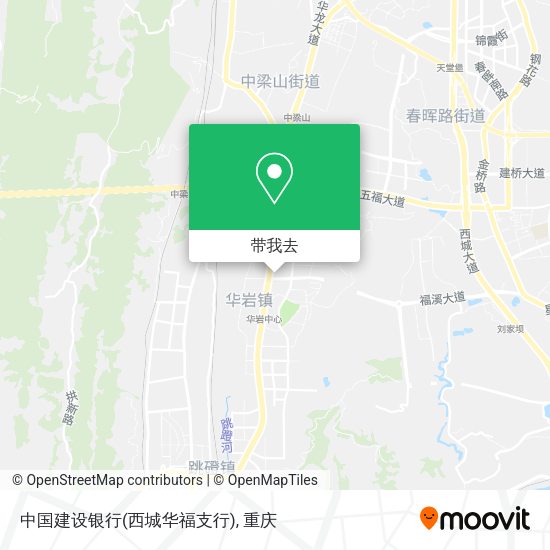 中国建设银行(西城华福支行)地图