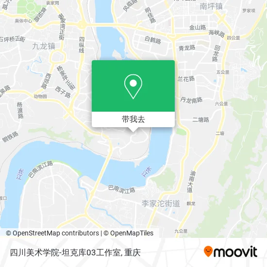 四川美术学院-坦克库03工作室地图