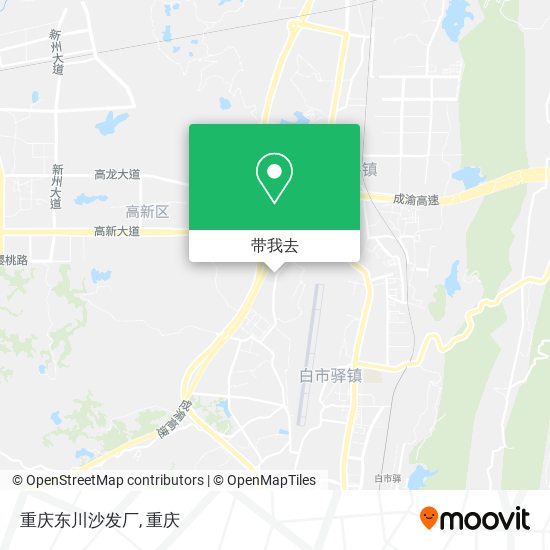 重庆东川沙发厂地图