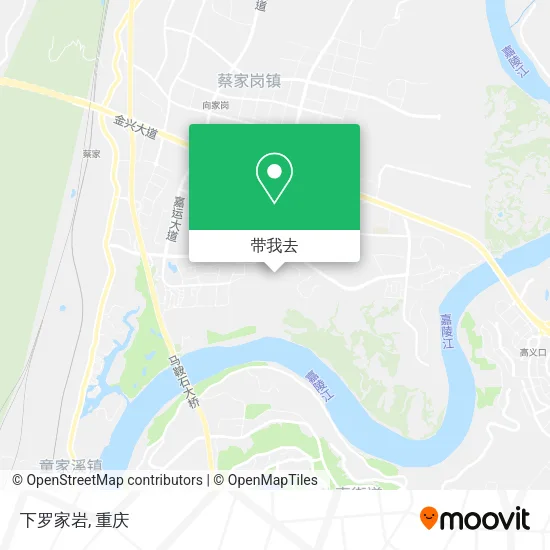 下罗家岩地图