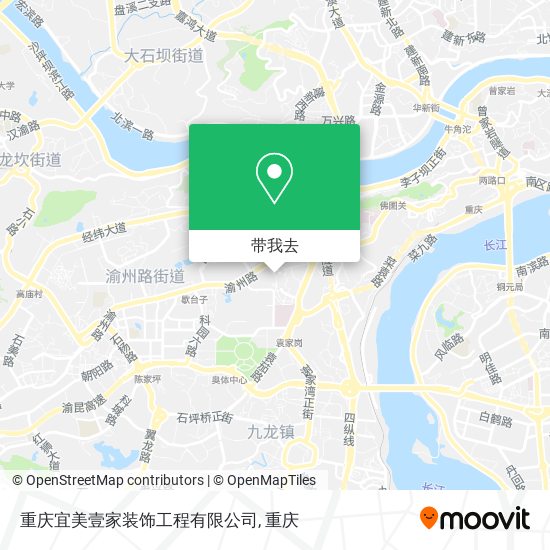 重庆宜美壹家装饰工程有限公司地图