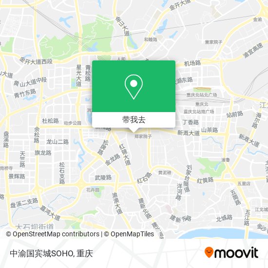 中渝国宾城SOHO地图