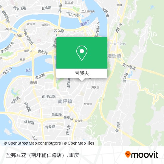 盐邦豆花（南坪辅仁路店）地图