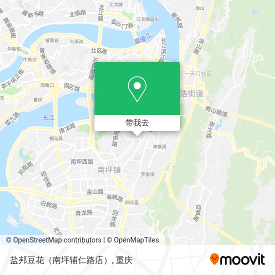 盐邦豆花（南坪辅仁路店）地图