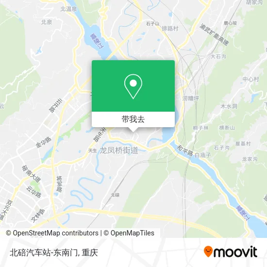 北碚汽车站-东南门地图