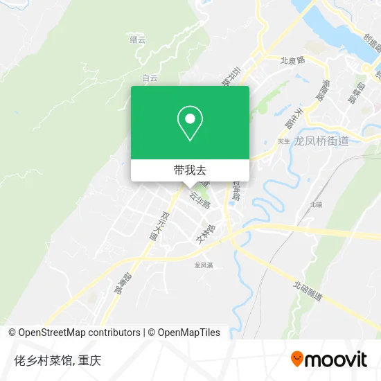 佬乡村菜馆地图