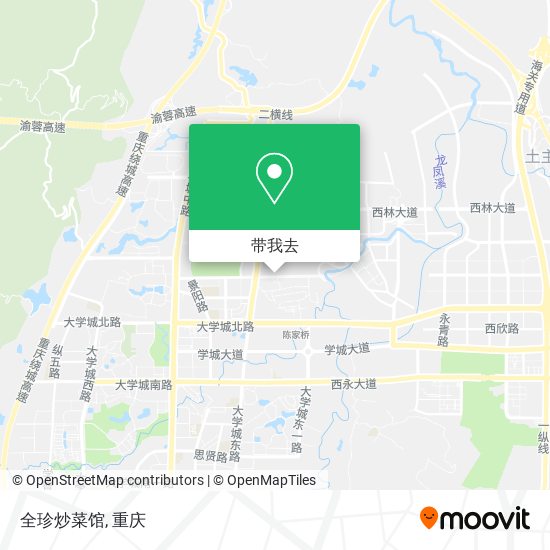 全珍炒菜馆地图