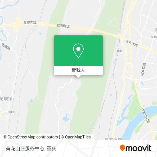 荷花山庄服务中心地图