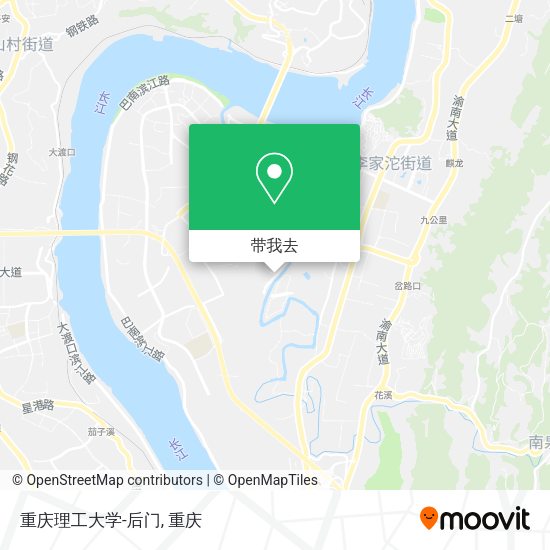 重庆理工大学-后门地图