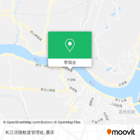 长江涪陵航道管理处地图