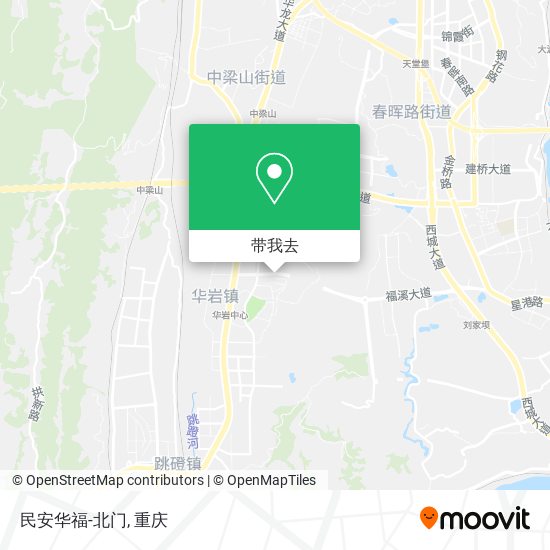 民安华福-北门地图