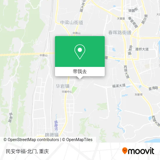 民安华福-北门地图